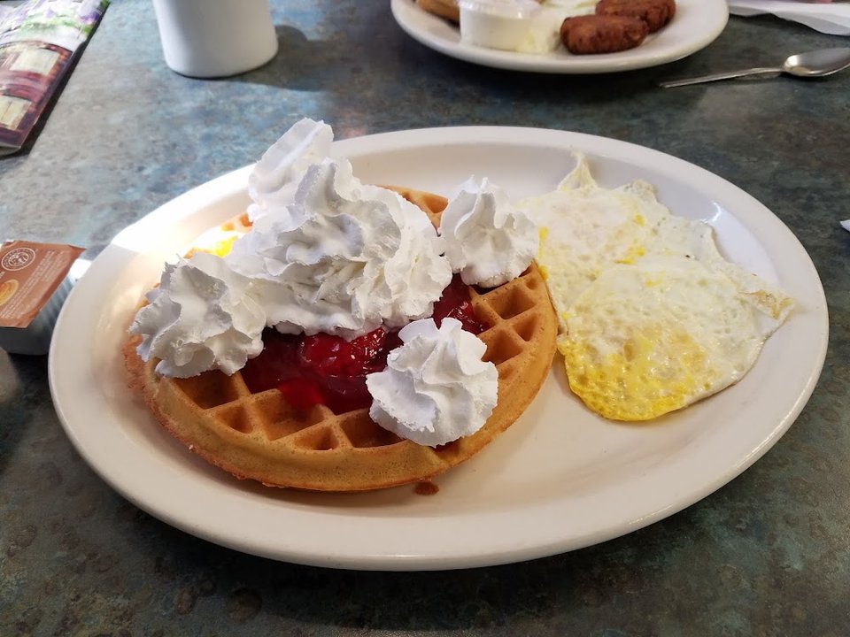 Strawberry Belgian Waffle